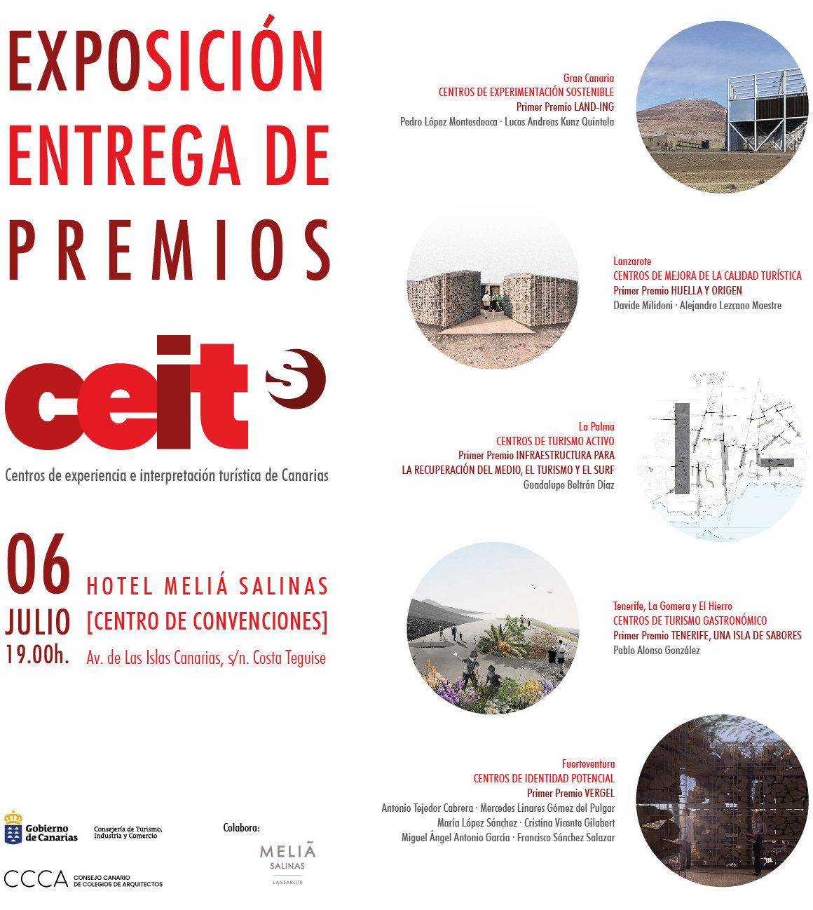 Entrega de premios e inauguración de la exposición del concurso Ceit Canarias
