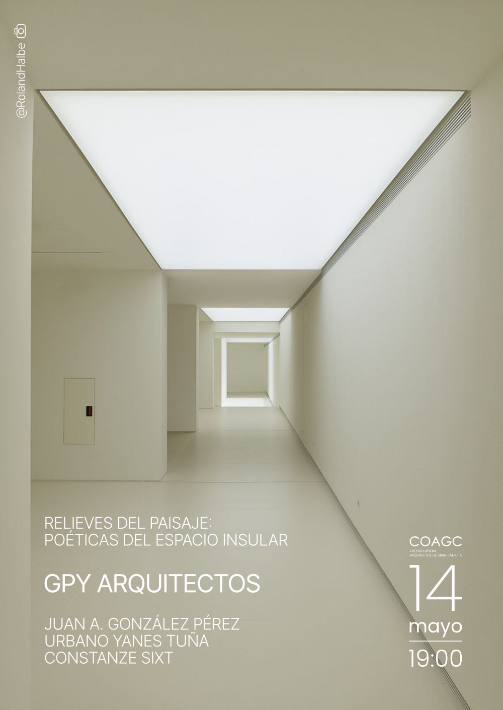 Conferencia 'Relieves del paisaje: poéticas del espacio insular' de GPY Arquitectos