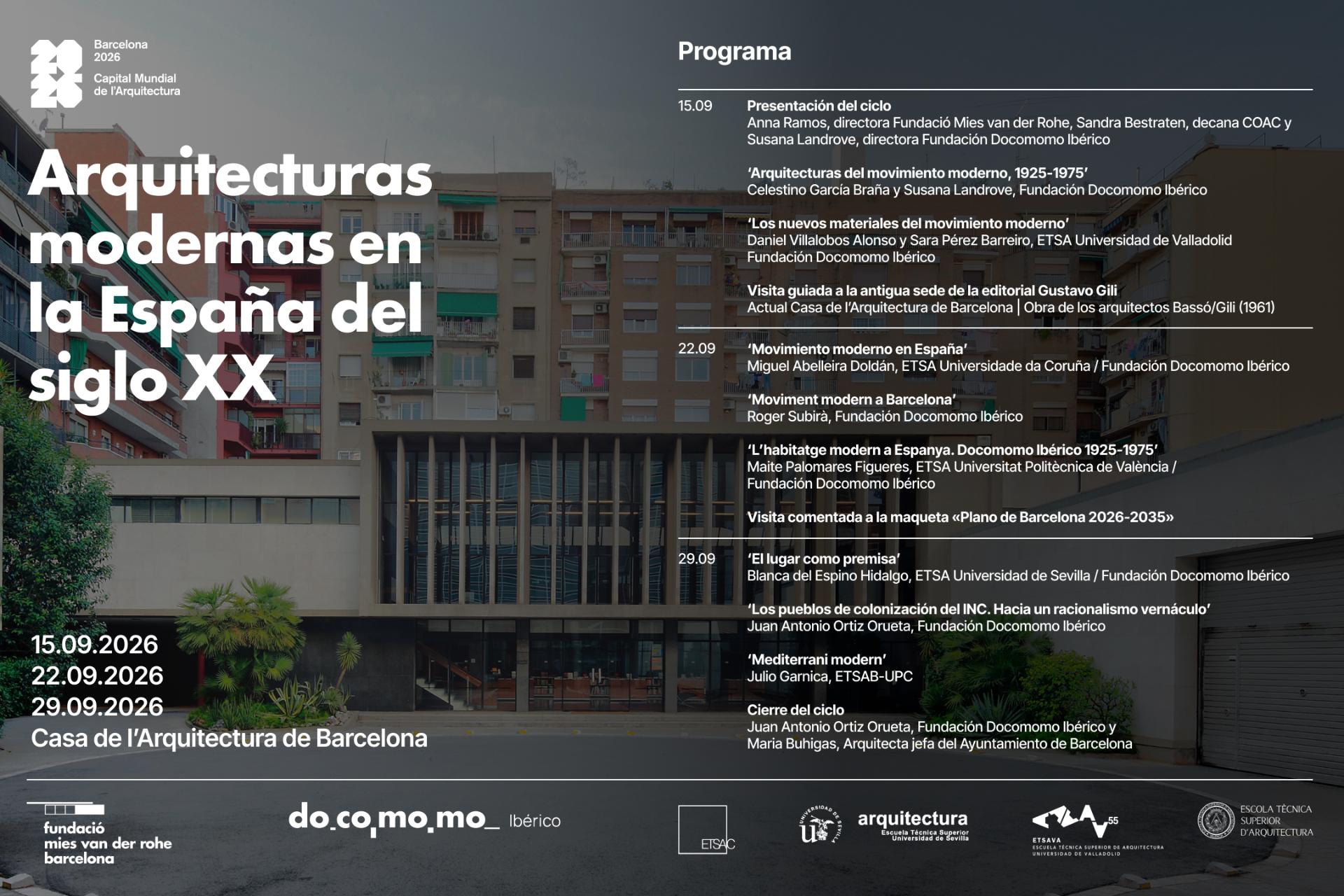 Arquitecturas modernas en la España del siglo XX